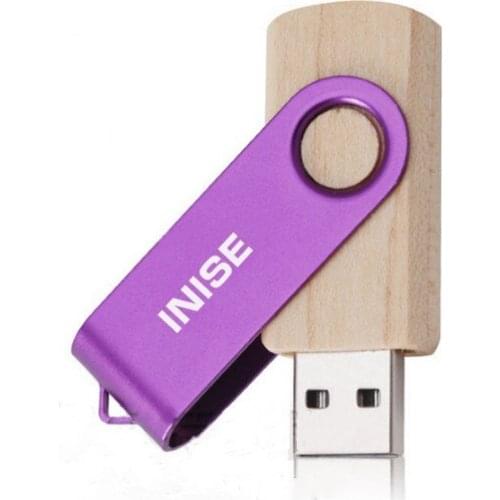 10pcs/lot USB 2.0 (free Custom LOGO) Wooden Usb with Box USB Flash Drive Pendrive 4GB 8GB 16GB 32GB 64GB Memory Stick for Gift