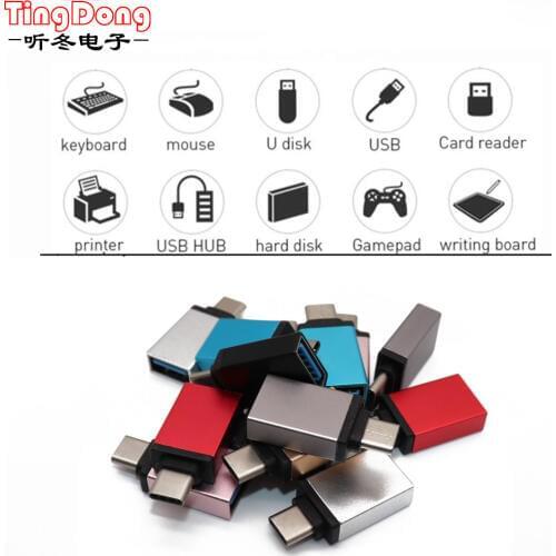 Type-C to USB Adapter OTG Converter USB 3.0 Convert to Type C USB-C Port Adapter Charging Sync for MacBook Pixel Lumia