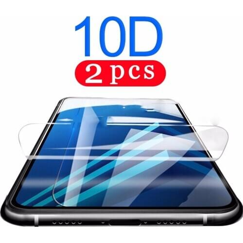 2Pcs for samsung Galaxy note 8 9 10 pro plus full cover hydrogel film a6 a7 a8 2018 phone screen protector j7 pro 2017 Not Glass
