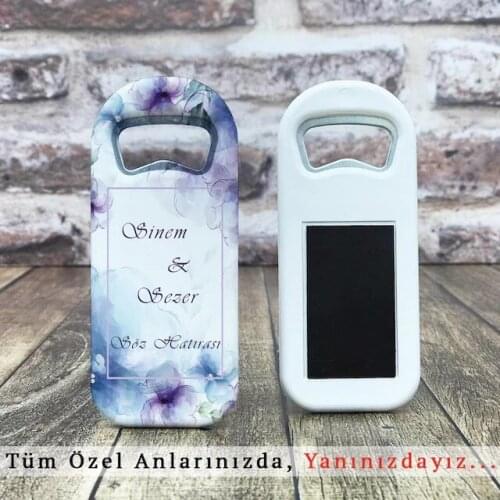 30 pcs Personalized Bottle Opener Magnet-Colorful Flower Model 370082978