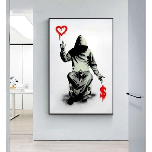 Abstract Street Art Canvas Painitngs On The Wall Art Posters And Prints Graffiti Art Pictures For Home Wall Decoration Cuadros