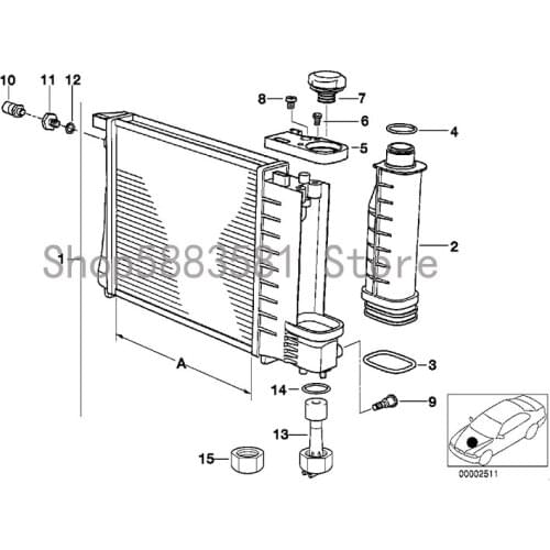 CAR water tank cover bm wE30 316i M40 E30 318i M40 E34 518i M40c Water tank auxiliary kettle cover Antifreeze kettle cover