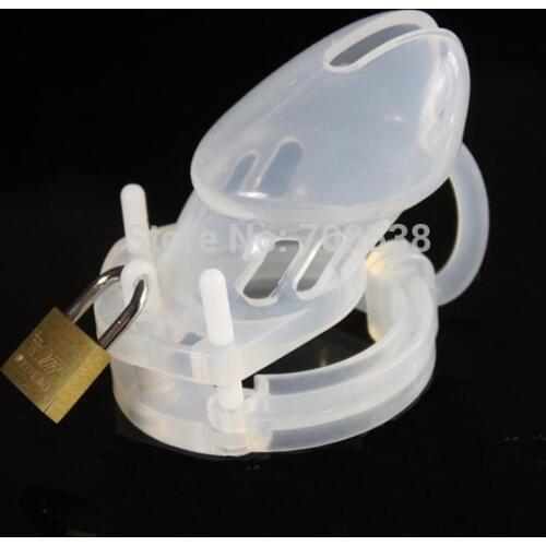 CB6000S size Silicone cock cage Chastity Belt Male Chastity device penis Cage Sex Toys Drop shipping
