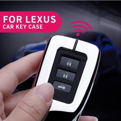 Car Key Case For Lexus NX GS RX IS ES GX LX RC 200 250 350 LS 450H 300H Car Key Case keychain keyring Car Key Cover Holder Shell