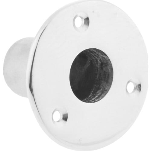 Boat 316 Stainless Steel 90 Degree 25mm 1'' Deck Pipe Base Pole Socket