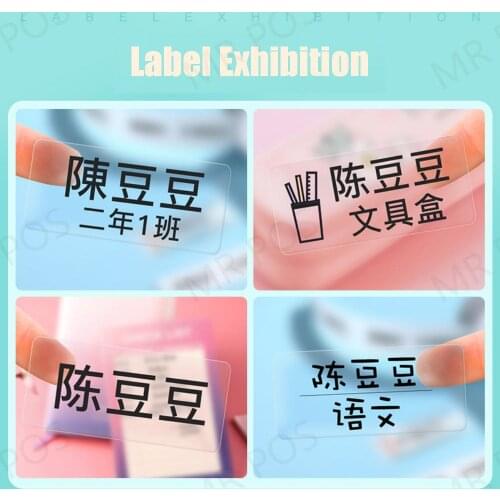 Transparent Lable With Name Niimbot D110 Portable Wireless Thermal Label Printer Mini Pocket Label Maker Home Office impresoras