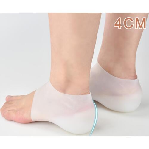 Silicone Invisible Inner Height Insoles Men Women Heel Cushion Hidden Insole