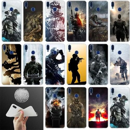 Soft Silicone Cover Phone Case Army i am soldier style For Huawei Honor 30 20 10 9 Lite 9a 8a 7a pro 8x 10i 30s