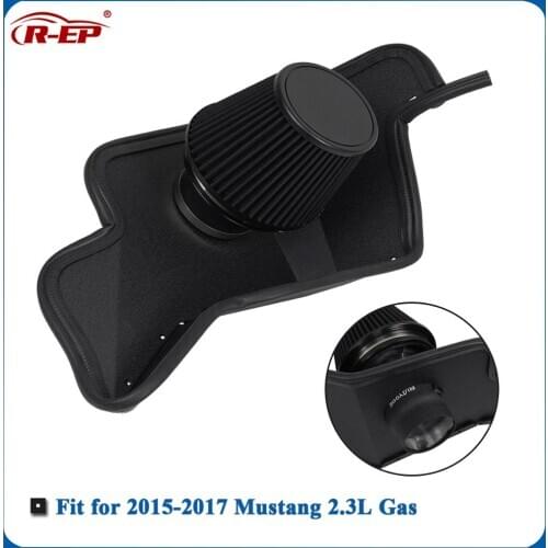 Fit for Ford Mustang GT 5.0L V8 Gas 2015-2017 Cold Air Intake Pipe Kit with High Flow Air Filter Turbo Car Modification
