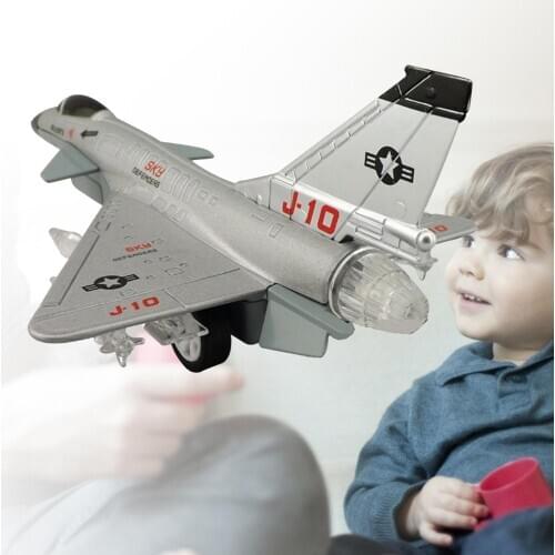 Funny Aircraft Educational Model Toy Rechargeable Biplane Kids Gift Figure Decor