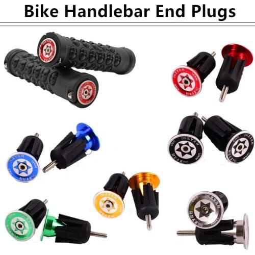 10Pair Bike Handlebar End Plugs Aluminum MTB Road Bicycle Handlebar Grips High Quality Cycling Handle Bar Cap Stoppers Bicicleta