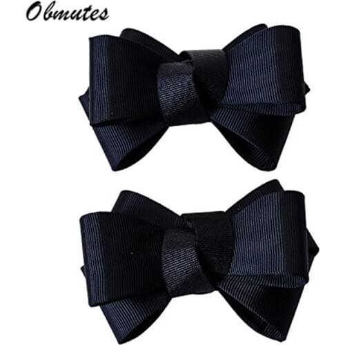 1 Pair Ribbon Big Bow Butterfly Shoe Clips Shoe Ornaments Shoe Ribbon Charm Accessory Hot Sale