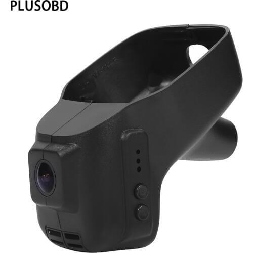 PLUSOBD Car DVR For VW Polo Golf Tiguan Passat Dash Cam Full HD 1920*1080P Camcorder WDR Night Vision Durable Recorder Cam