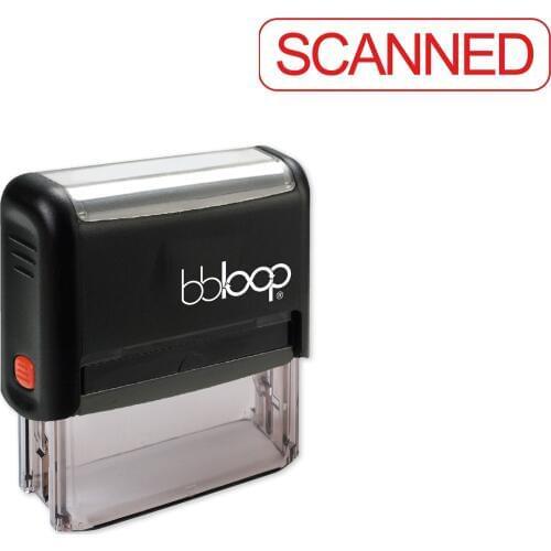 Bbloop Scanned w/Round border Style Font and Design Self-Ink