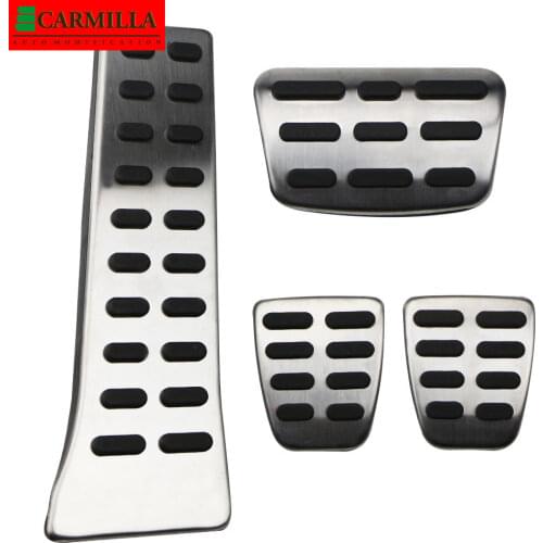 Carmilla AT MT Car Pedals for Kia K3 K3S 2013 2014 2015 2016 2017 2018 2019 Auto Brake Gas Footrest Pedal Protection Cover