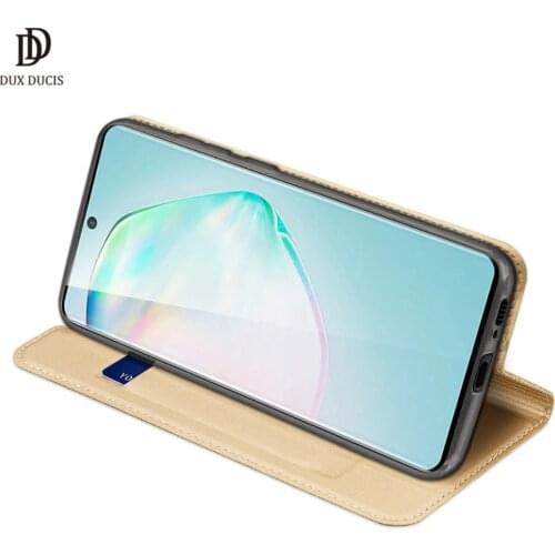 For Samsung Galaxy A91/S10 Lite DUX DUCIS Skin Pro Series Leather Wallet Flip Case Full Protection Steady Stand Magnetic Closure