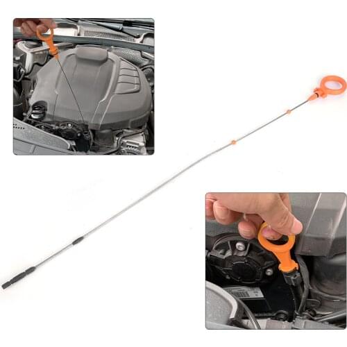 Car Engine Oil Fluid Dipstick Dip Stick Measurer Oil Level Dip Stick 06F115611E Fit for VW R32/Rabbit/Variant Octavia