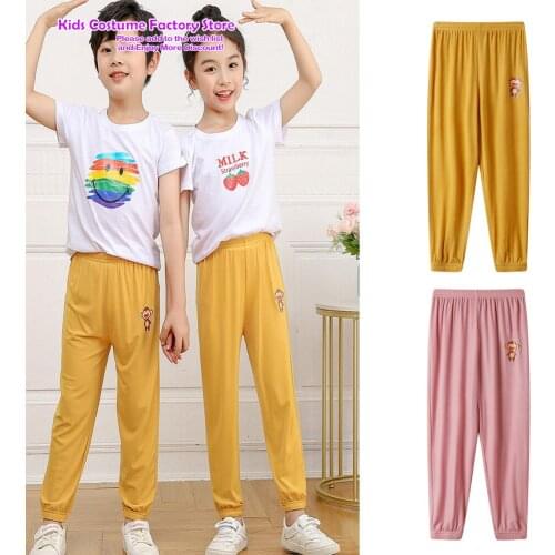 3-10Years Anti mosquito trousers 2021 Kids Boys Girls Summer Baggy Pants Clothes Children Sweatpants Trousers Breathable