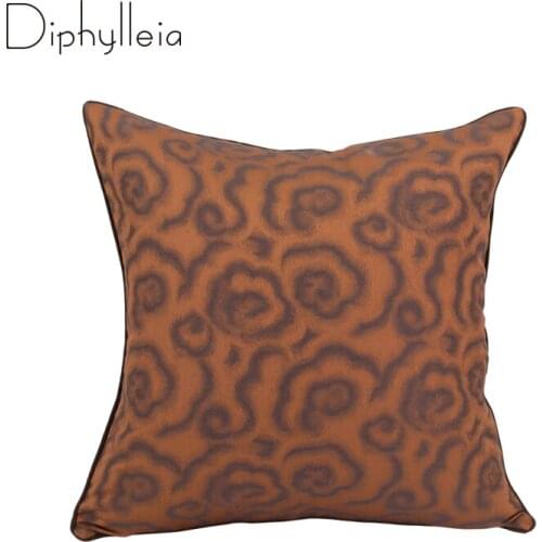 Diphylleia Modern Texture Cushion Cover Chinese Traditional Lucky Pattern Living Room Sofa Throw Pillow Case For Fall Home Decor