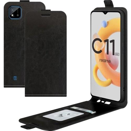 For OPPO Realme C11 2021 Case Flip Leather Cases For OPPO Realme C11 2021 High Quality Vertical Wallet Leather Case