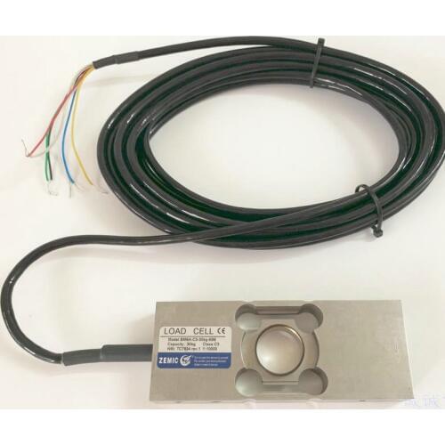 ZEMIC BM6A-C3-12kg-6B6 capacity 6kg 15kg 30kg 60kg Stainless steel IP68 single point load cell