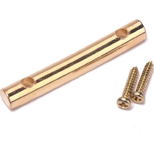 Guitar string retainer bar 42mm Chrome Brass Guitar String Retainers Bars Tension Bar for Tremolo Systems Electric Guitar