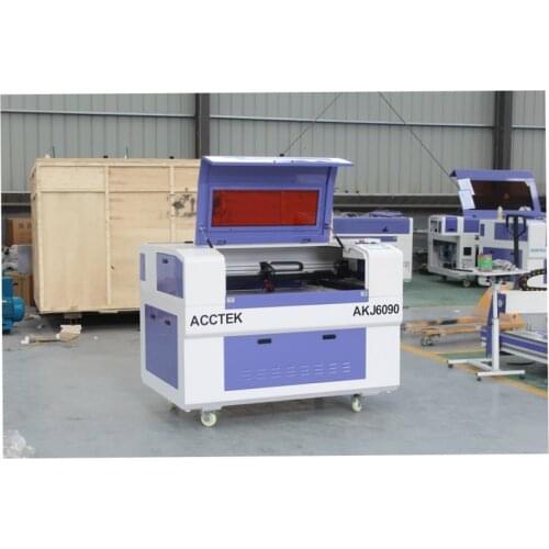 Acctek 6090 T Shirts Jeans Ruida Co2 Laser Engraving Machines