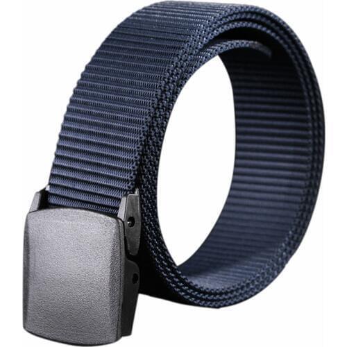 Automatic Buckle Men Canvas Belt Magnetic Elastic Tactical Belts For Male Nylon Outdoor Training Waistband Women Strap Belts