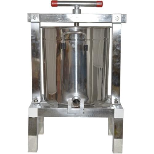 Manual Fully enclosed wax press machine Stainless Steel paraffin honey presser machine Honey rolling mill waxing machine 1pc