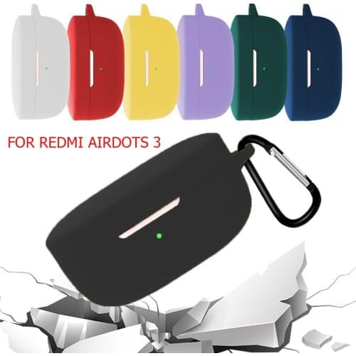 Silicone Earphone Case Cover for Xiaomi Redmi Airdots 3 Protective Shell Pouch for Redmi Airdots 3 TWS Bluetooth Headset Accesso