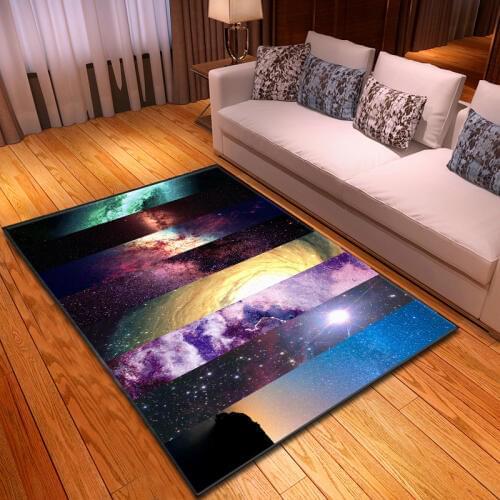 Modern Colorful Rug Bedroom Kids Room Play Mat Carpet Flannel Memory Foam Area Rugs Large Carpet for Living Room Home Decorative