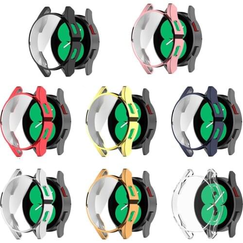 Screen Protective Watch Case For Samsung Galaxy Watch 4 40MM 44mm Full Protector Cover Shockproof TPU Transparent Shell