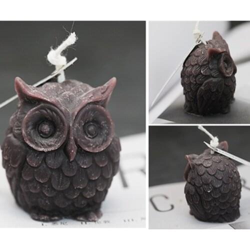 1 Owl Silicone Mould DIY Handmade Fondant, Candle, Soap, Plaster Mould Ornament Baking Tools