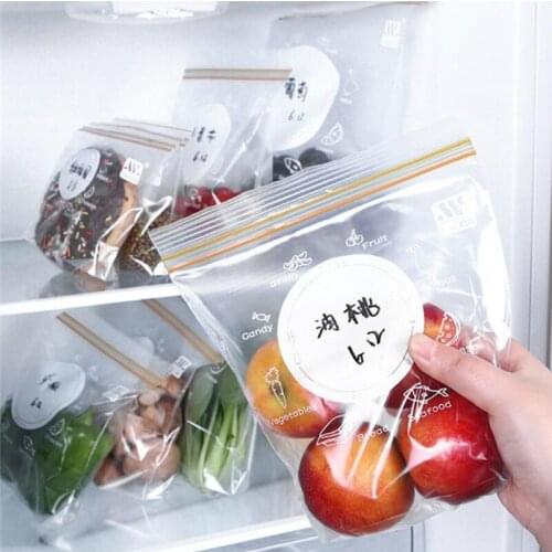 15/25/30Pcs High Quality Zip Lock Ziplock Bags Food Package Fresh-keep Clear Packing Reclosable Vacuum Storage Bag