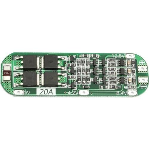 3S 20A Professional Li-ion Lithium Battery 18650 Charger PCB BMS Protection Board For Drill Motor 12.6V Lipo Cell Module