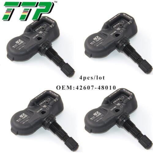4PCS 42607-48010 TPMS Car Tire Pressure Sensor Monitoring Valve System 4260748010 for TOYOTA CAMRY TACOMA AVALON 315Mhz