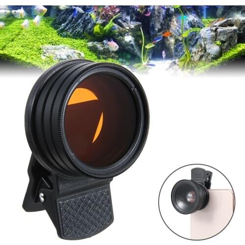 Aquarium Macro Lens Fish Tank Photography Lens Phone Camera Aquarium Coral Artistic Lens Microlens