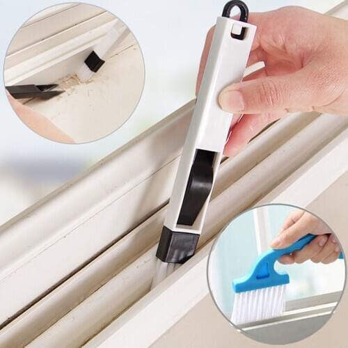 Artracyse 1PC Blind Angle Corner Dead Corner Crevice Brush Small Brush Window Brush Groove Cleaning Brush Dustpan Brush