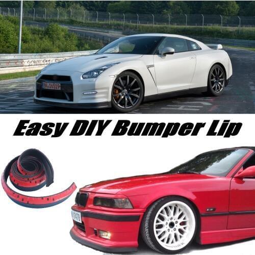 Bumper Lip Deflector Lips For Nissan GT-R GTR GT R Front Spoiler Skirt For Car Tuning View / Body Kit / Strip