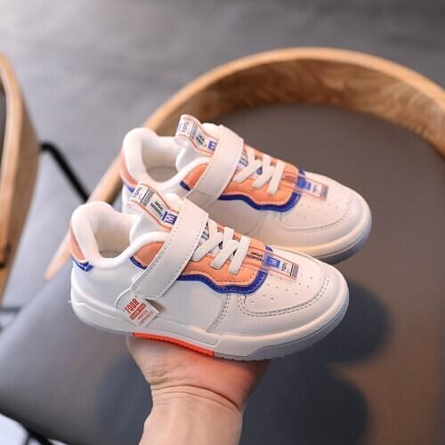 Childrens Sports Shoes Spring New Boys Soft Bottom Breathable Casual Shoes Non-slip Comfortable Girls Shoes Sneakers E395