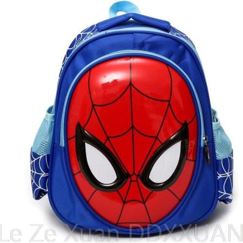 Disney Spiderman Children Cartoon Frozen Cars Animal Design Backpack Figure Girls Boys Pattern bag Kindergarten Schoolbag Gift