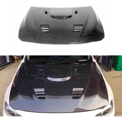 For BMW 3 Series F30 2013 - 2016 M4 Style Real Carbon Fiber Front Hoods Engine Bonnet Cover Vent Car Styling Accessories