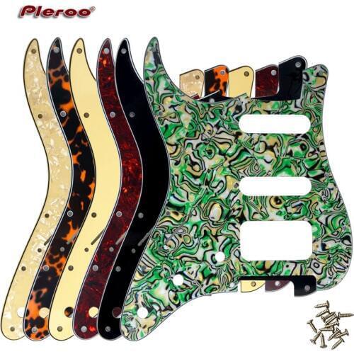 Quality Guitar Parts -For US Fd Left Haned 11 Screw Holes MIM Startocaster SSH Humbucker Guitar Pickguard Scratch Plate