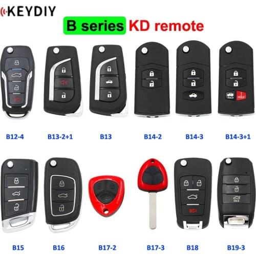 KEYDIY B Series KD remote B12-4 B13-2+1 B13 B14-2 B14-3 B14-3+1 B15 B16 B17 B18 B19-3 for KD900/URG200/MINI KD/KD-X2 to make key