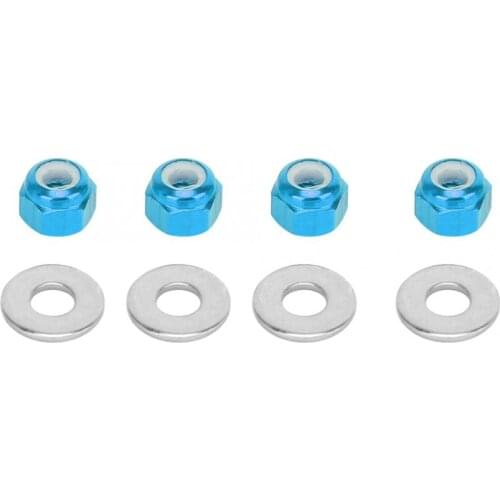 4pcs/lot Wheel Hex Lock Nut Replacement Accessories Parts Fit for wltoys 1/14 144001 RC Drift Car Spare Parts Hex Lock Nut