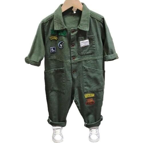 New Jumpsuits Baby Rompers Kids Boys Girls Jumpsuits Costumes Casual Childrens Overalls One Piece Infant Kids Outfits