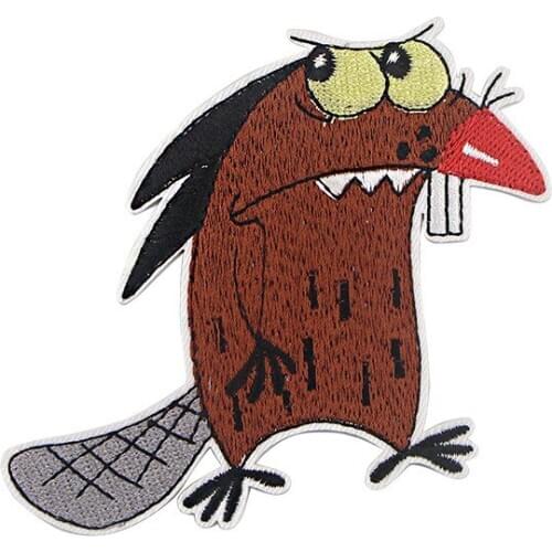 Beaver Embroidery Patch Creative Patch for Clothes Personality DIY Accessories Patch Iron on Patch AL3035