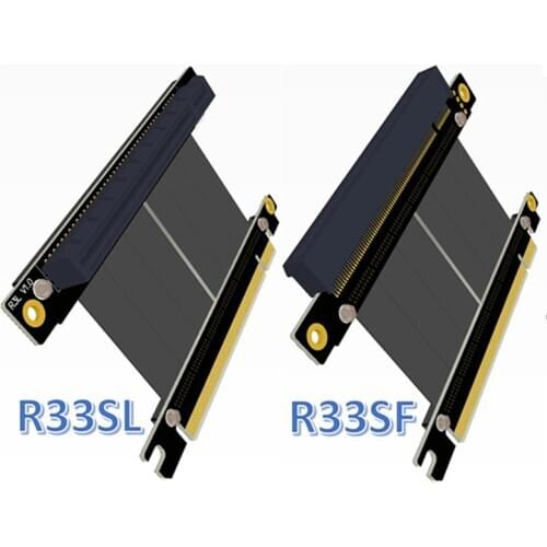 Riser Card PCI Express Gen3.0 PCI-E 16x to PCIe 3.0 x16 Riser Graphics Card Ribbon Extension Cable 5cm for GTX1080ti QuadroK1200
