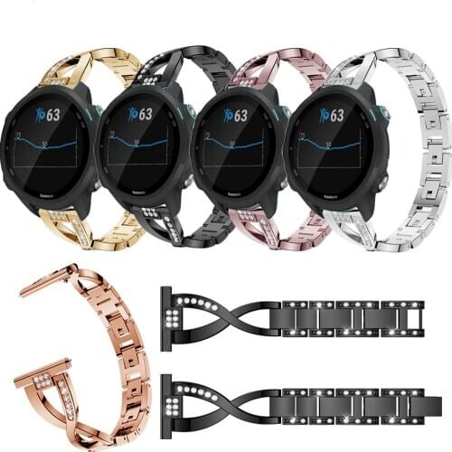 20mm band For 245 20mm zinc alloy For Galaxy Watch 3 42mm For Samsung active 2 strap Wristband Accessories Replace Strap