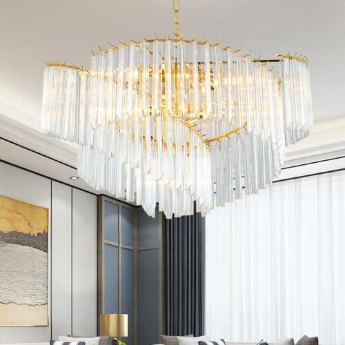 Modern LED pendant lamps Crystal hanging lights nordic bedroom luminaires home deco lighting fixtures living room suspended lamp